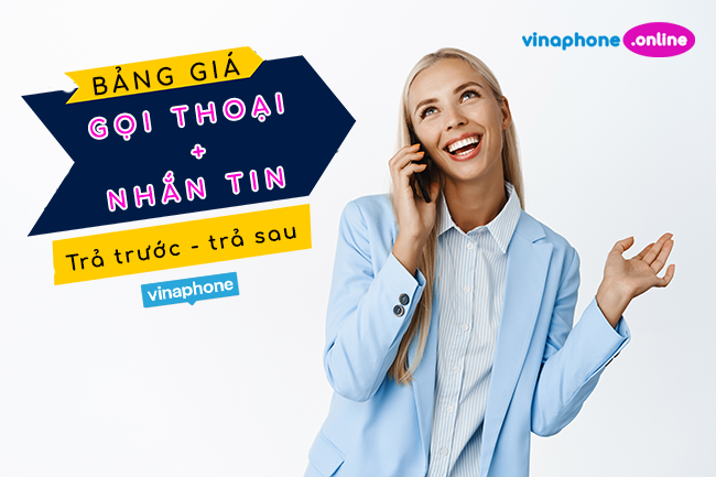 Bảng cước gọi nhắn tin Vinaphone