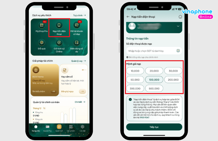 nap tien online qua ngan hang