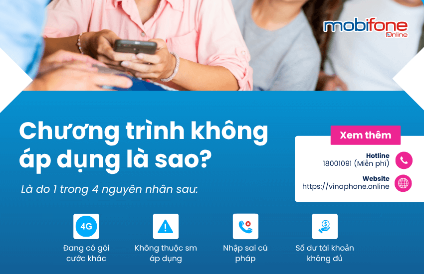 chuong trinh khong ap dung vinaphone