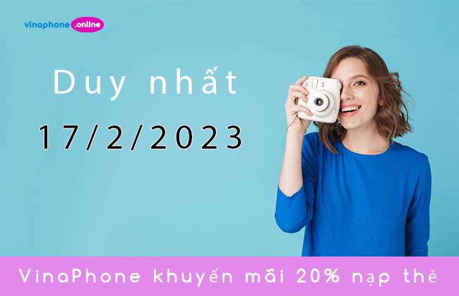 vinaphone khuyen mai the nap ngay 17 2 2023