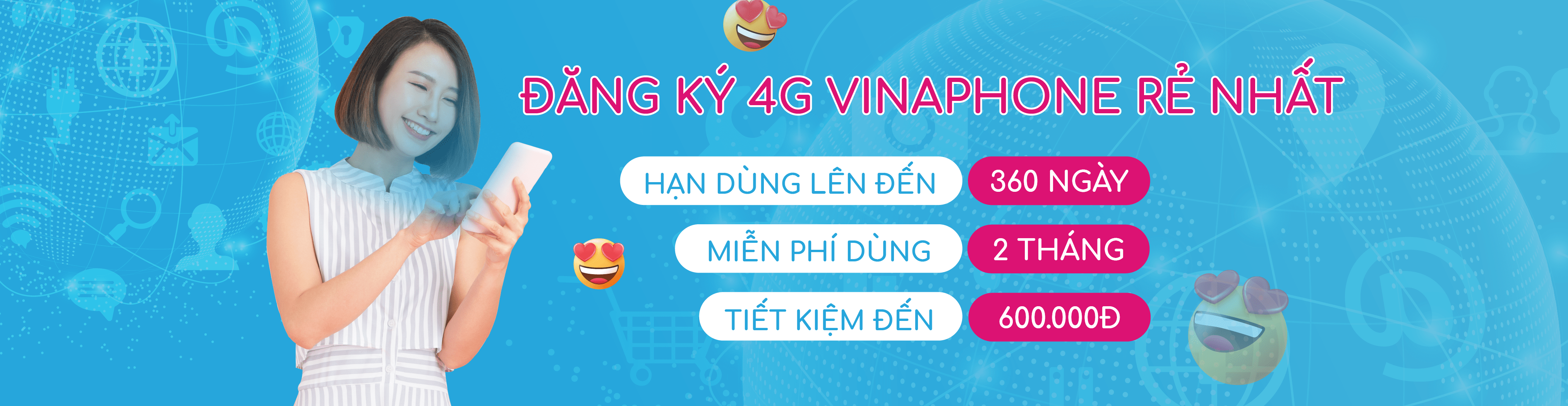 Hướng dẫn đăng ký gói cước 4G Vinaphone