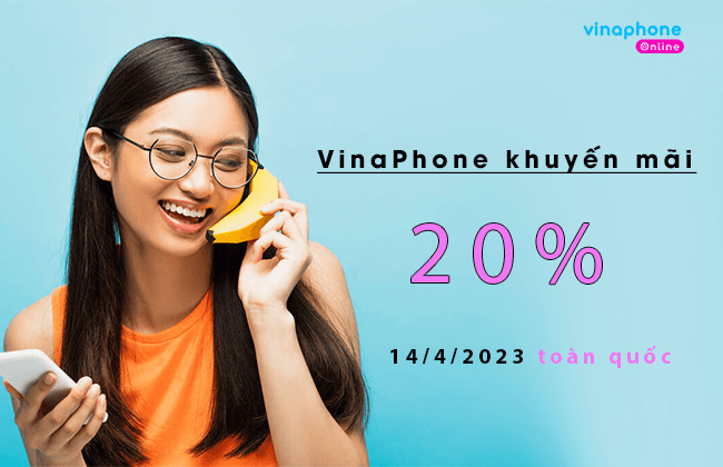 vinaphone khuyen mai the nap ngay 14 4 2023