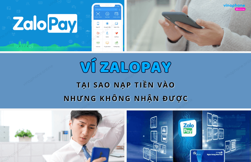 Nap tien vao ZaloPay nhung khong nhan duoc