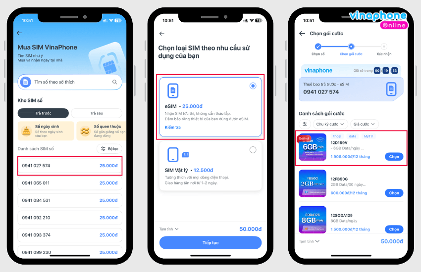 mua esim vinaphone online 2
